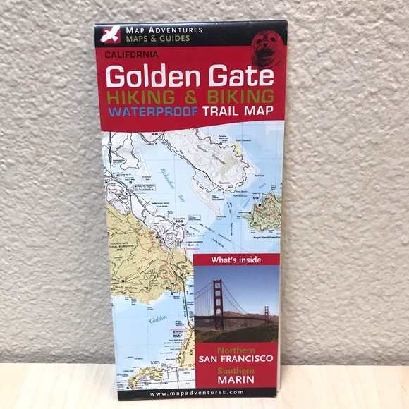 Maps & Guides Other - Trail Map. Waterproof. San Francisco. Hiking & Biking. NEW